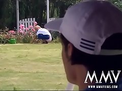 German Husband Cheating with the Gardener
