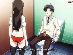Hentai schoolgirl fuck in toilet