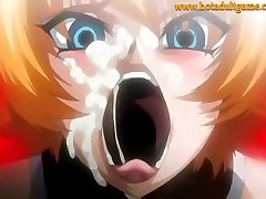 Hentai deepthroat blowjob facials