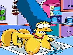 The Simpsons Hentai - Marge Sexy (GIF)