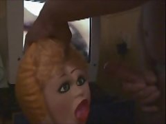 sex doll fuck wife got pain in the head