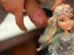 Ever After High Darling Charming warrior doll is SEDUCED by my cock and becomes a Mind Broken COCK SLAVE