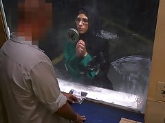ARABS EXPOSED - Beautiful Muslim Refugee Needed A Helping Hand, Got Cock Instead