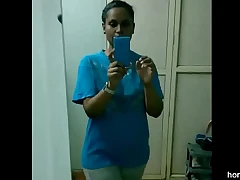 Indian Girl Changing Their way Sports Touch After Gym Homemade