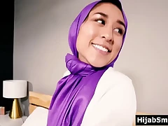 Arab chick in hijab pulverizes sans parents permission