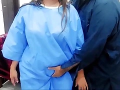 Pakistani Patient Flashing Dick To Nurse Gone into Anal Sex With Clear Hindi Audio