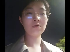 户外全裸露出自慰