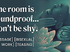 She gets a massage with a happy ending [audio porn for women] - Softcore ASMR AUDIO PORN