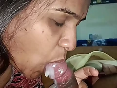 Indian Wife Sucking Husband Cock Outdoor Taking Cum On Face