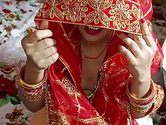 Desi married bhabhi karwa chauth Puja with Dever clear Hindi audio