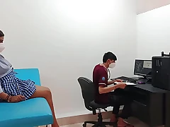 Perverted physician fucks pussy of horny 18 year aged teenager