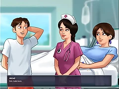 Summertime Saga ep 48 - Levei minha Milf no medico e botei a Enfermeira pra Mamar