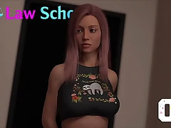 LAW SCHOOL #09 - Horny Busty Crimson Head Is My College Roomy - 3D Pornography Games