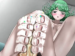 Tatsumaki Footjob (One Punch Man)    [EDW] My Hero Academia Shiozaki Ibara Hen