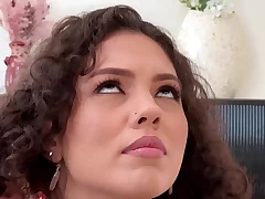 Satine's Slippery Foot wank Surprise: ThePornDude Romps the Dark-haired Teen!