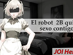 JOI ASMR con 2B. Necesito man gravy amo, usame muy fuerte sin parar.