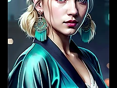 Temari of Naruto in act