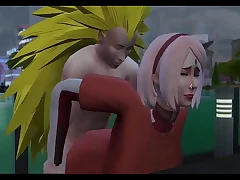 Naruto Hentai Episodio 58 radio invita a sakura se terminan gustando y follando al aire libre sin importar quien los vea