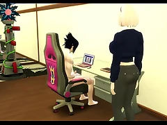 Naruto Cap 1 va a visitar a su novia sarada y luego sakura consigue a sasuke masturbandose los ve teniendo sexo