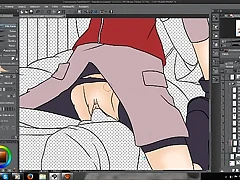 Hentai Speed Painting #01 - Naruto x Hinata