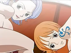 Nami and Nojiko get fuck on the sunny one piece