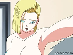 Dragon Ball Supah - Android 18 Anime Manga porn Demo