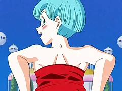 Dragon ball bulma showing pussy and tits