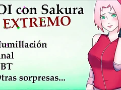 JOI EXTREMO con Sakura. Humillaci&oacute;n, Anal, etc...