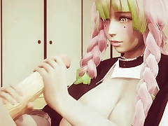 Mitsuri Kanroji from "Demon Killer" l Uncensored Anime Hentai