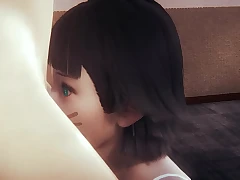 Himawari oral an old man