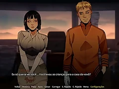 Jogo Adulto de Naruto Shinobi - Naruto e Hinata fudendo na sala do Hokage