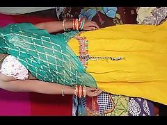 Rajasthani Bhabhi had a lot of fun after taking off her lehenga from her brother-in-law, full 4K flick