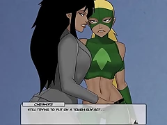 DC comics Something Unlimited Part 52 Cheshire and Artemis playtime