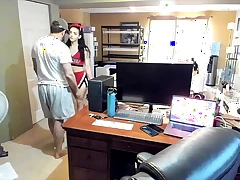 Slutty cheerleader teenage Fay is used by football coach as a bribe to lose the next game