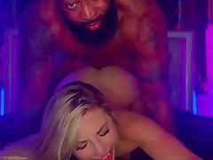 Steaming Platinum-blonde Pleads For Internal cumshot