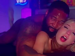 Breeding Hot Platinum-blonde Cheerleaderkait