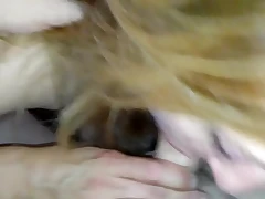 Lovely Blondie Tiny Jessica warms my penis.